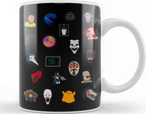 Scp Patter Sticker Pack Kupa Bardak Porselen