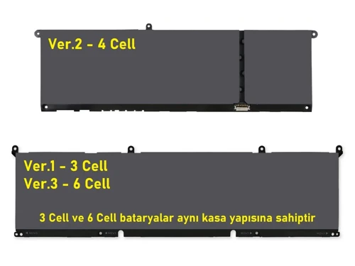 Dell Inspiron P133F001 Batarya Pil RETRO V2 4Cell