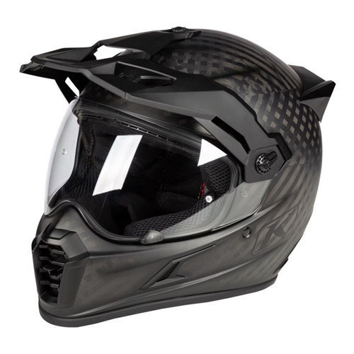 Krios Pro Carbon ADV Motosiklet Kaskı Mat Siyah