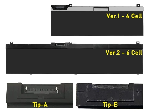 Dell Precision 7730 Batarya Pil RETRO V2 (6 Cell) Tip-A
