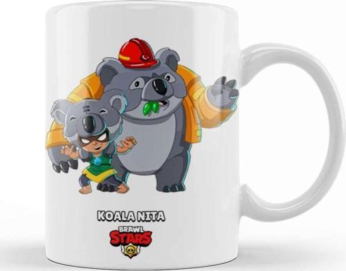 Brawl Stars Koala Nıta Kupa Bardak Porselen