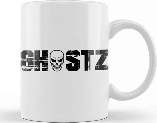 Ghostz Logo Preta 2018 Kupa Bardak Porselen