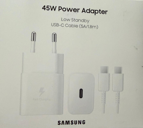 SAMSUN EP- TA4511XWEGWW (5A.1.8M) 45W POWER ADAPER (BEYAZ) -SET