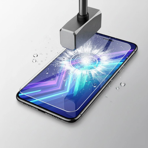 Huawei Y6 2019 Ekran Koruyucu Kırılmaz Cam Şeffaf Cam (74)