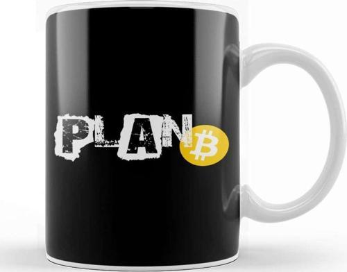 Plan B Bitcoin Cryptocurrency Decentralized Crypto Kupa Bardak Porselen