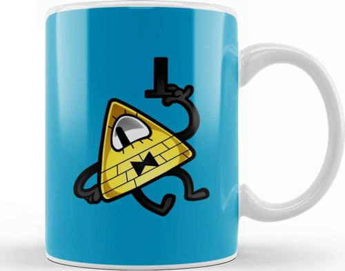 Blazing Bill Cipher 01 Kupa Bardak Porselen