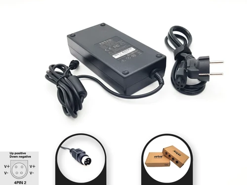 12V 8A 96W 4-Pin DIN Erkek 4PIN2 Uyumlu 150W Adaptör RETRO