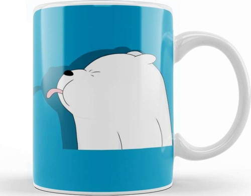 We Bare Bears Ice Bear Kupa Bardak Porselen