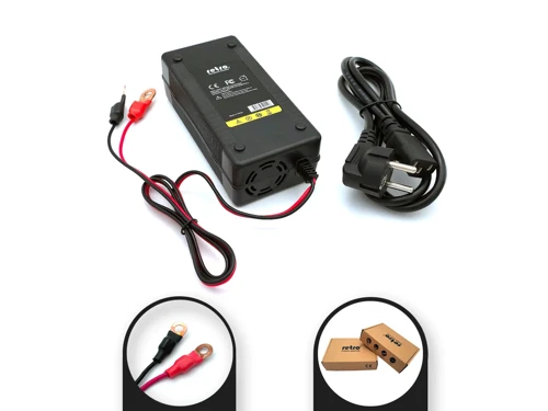 12V 10A LiFePO4 Akü Adaptör (Şarj Cihazı) RETRO