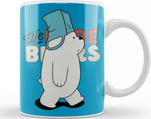 We Bare Bears Ice Bear Kupa Bardak Porselen