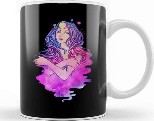 Celestial Anime Galactic Princess Manga Girl Goth Kupa Bardak Porselen