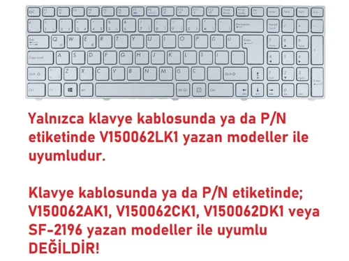Casper Nirvana C710.7500-BD45P Klavye Silver V2