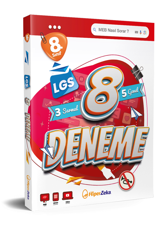 8. Sınıf 8 Deneme İOKBS 3 Sarmal 5 Genel Hiper Zeka Yayınları