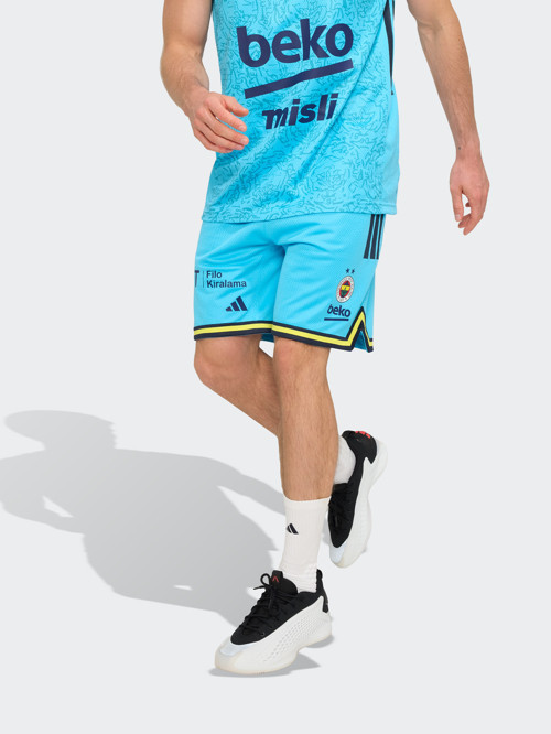 BASKET ERKEK TURKUAZ MAÇ ŞORTU 25/26