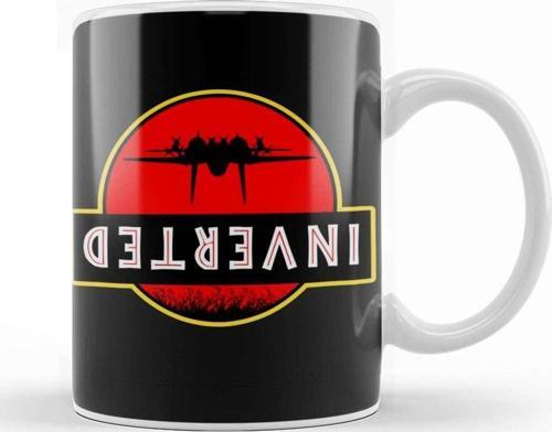 Top Gun Jurassic Park Inverted Kupa Bardak Porselen