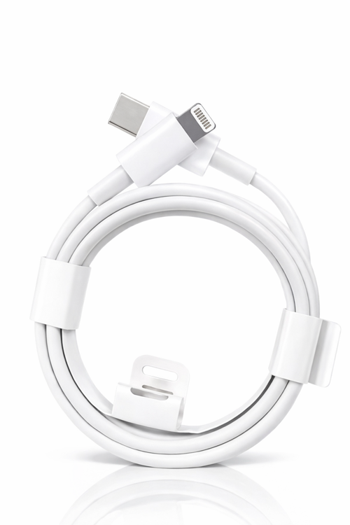20W Type‑C To Lightning Hızlı Şarj Kablosu – Dayanıklı, Apple Uyumlu, Premium Beyaz Tasarım