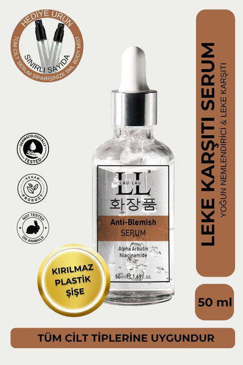 Leke Karşıtı & Ton Eşitleyici Aydınlatıcı Vegan Anti Blemish Cilt Bakım Serumu – 50 ml