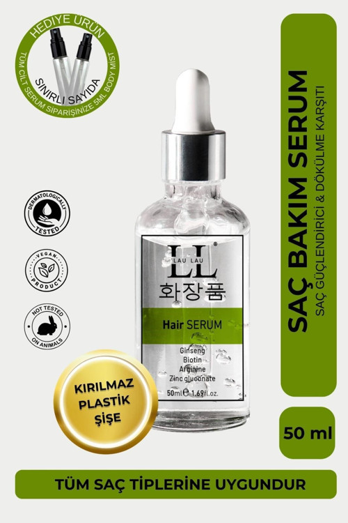 Dökülme Karşıtı & Kökten Uca Güçlendirici Besleyici Saç Bakım Serumu – 50 Ml