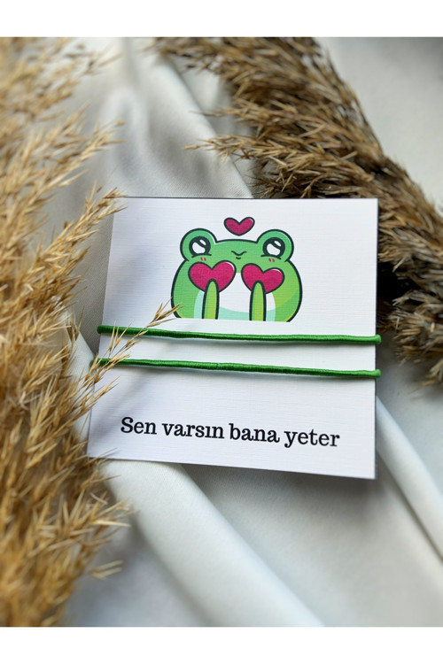 Sen varsın bana yeter çift arkadaşlık bilekliği