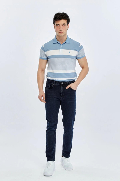 Ricardo Enzo Blue Black Wash M Erkek Jean Pantolon LF2043530