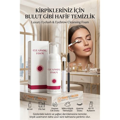 ieg™ Kirpik Şampuanı & Kaş Köpüğü Seti | İpek Kirpik Uyumlu Hassas Ciltler 723062