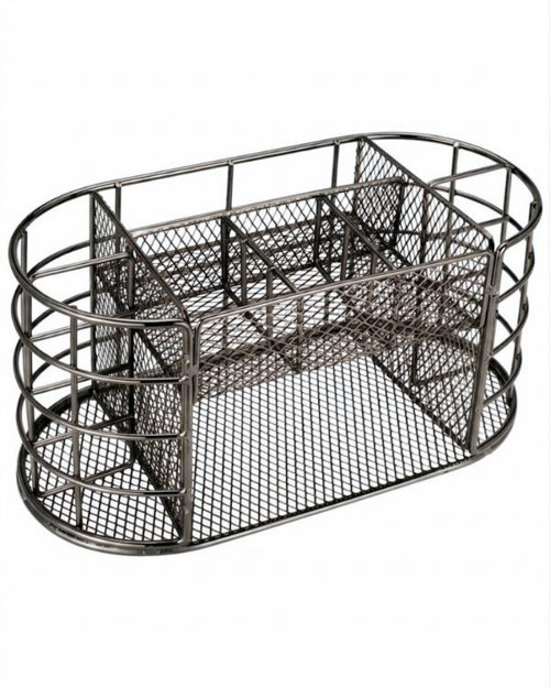 Nikel Metal Mesh Masaüstü Organizer Çekmeceli Çok Bölmeli 22x11x11 cm 9507B
