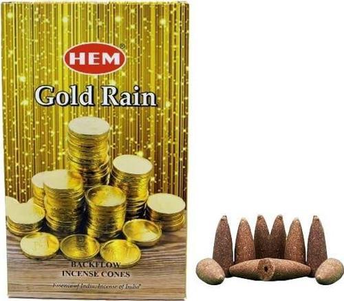 Gold Rain Back Flow Konik Tütsü 10'lu.