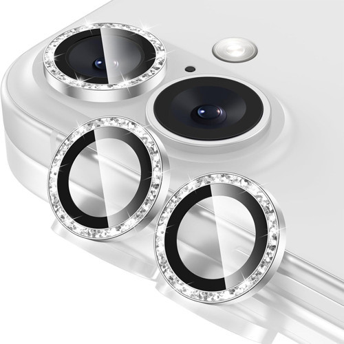 iPhone 16 Pro / 16 Pro Max Taşlı Metal Kamera Lens Koruyucu Set