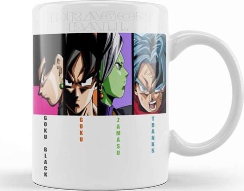 Goku Black Goku Zamasu Tranks Kupa Bardak Porselen