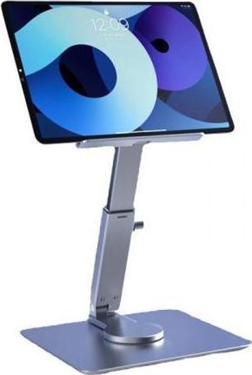 Alüminyum Yükseklik Ayarlı 360° Dönebilen Teleskopic Kaymaz Tabanlı Masaüstü Tablet Standı