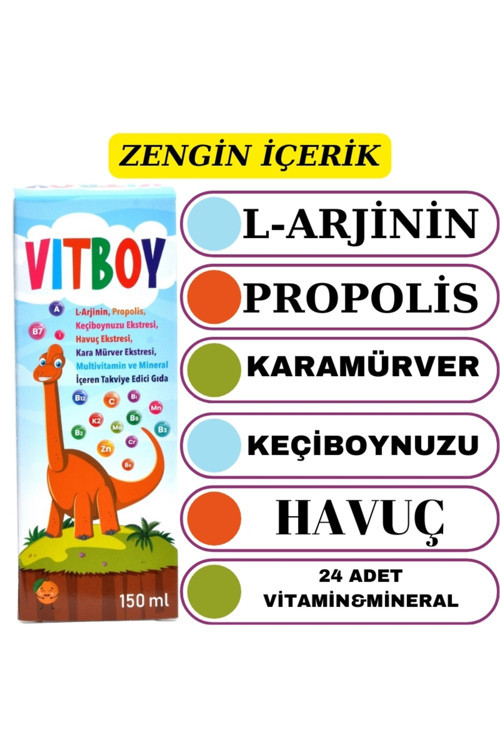 Arjinin İçeren Takviye Edici Gıda 150 ml Şurup