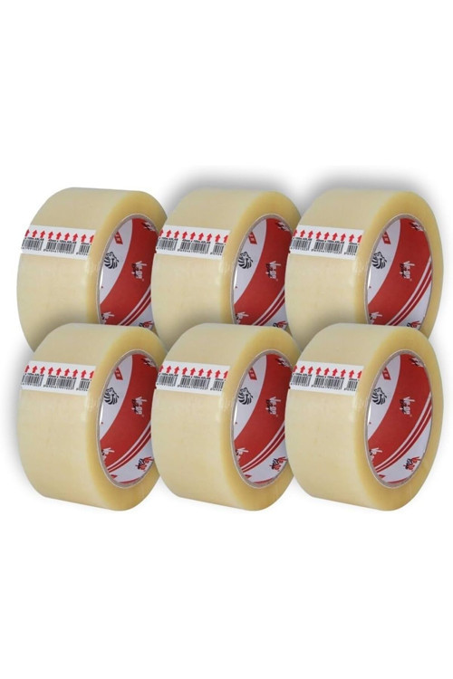 Defyasell 45mm x 100mt Şeffaf Koli Bantı Aslan 6LI 1228508