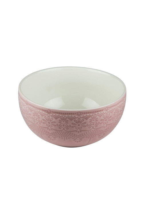 Kase, Porselen, Dantel Koleksiyon Salata Kasesi, 16cm. Pembe 2 Li Set Olarak Satılmaktadır