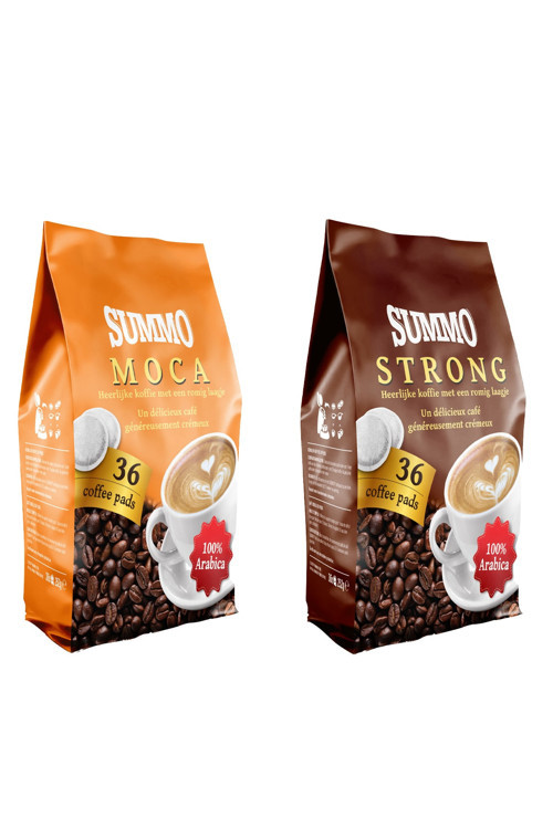 Senseo 1 Adet Moca Ve 1 Adet Strong 72'li Avantaj Paketi 36x2 Paket Pad Kahve Kapsülü
