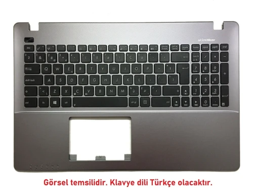 Asus P550L Klavye Kasa Silver