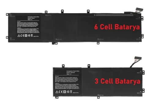 Dell XPS P56F (9550) Batarya Pil RETRO 6Cell 58Wh