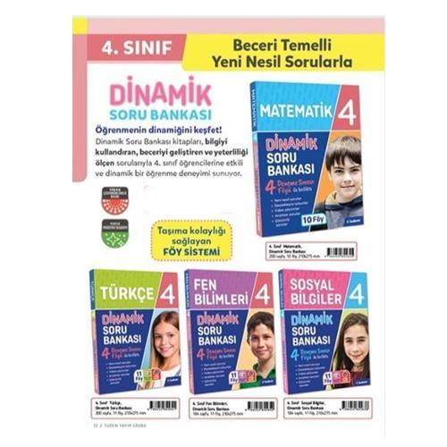 Tudem Yayınları 4. Sınıf Dinamik Soru Fasikül Seti