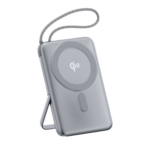 10000 mAh Qi2 MagSafe Powerbank Standlı PD 22.5W Taşınabilir Kablosuz Hızlı Şarj Cihazı