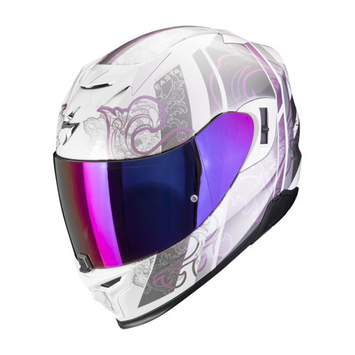 EXO 520 Evo Air Fasta Kapalı Motosiklet Kaskı Beyaz Pembe