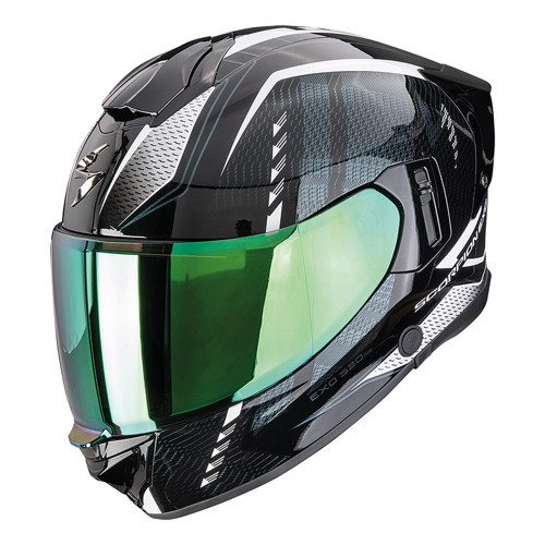 EXO-530 Air Theras Kapalı Motosiklet Kaskı Siyah Chameleon