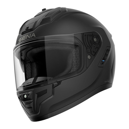 Phantom ANC Interkomlu Motosiklet Kask Mat Siyah