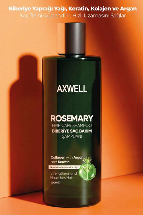 Biberiye Şampuanı Dökülme Karşıtı Ve Hızlı Uzamaya Yardımcı Keratin Argan Ve Kolajen İçerikli 400 Ml