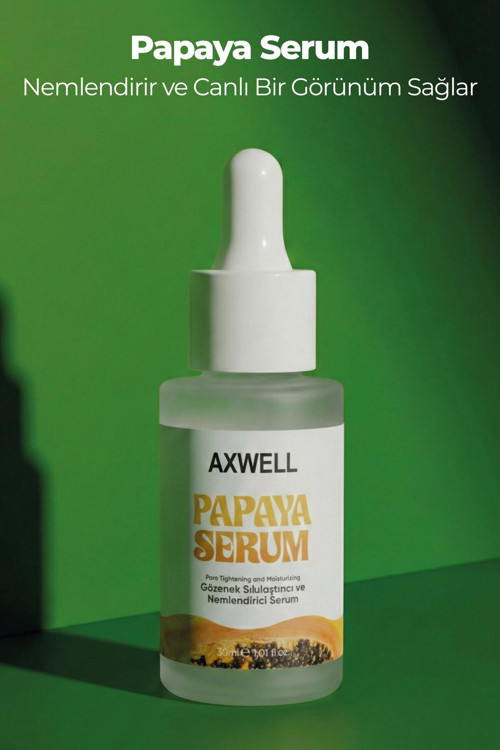 Papaya Özlü Gözenek Sıkılaştırıcı & Nemlendirici & Aydınlatıcı Cilt Serumu