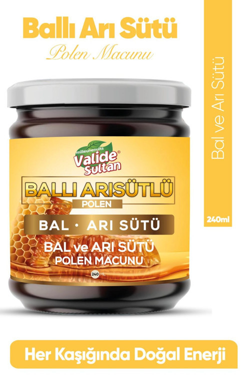 Bal & Arı Sütü & Polen İçerin Macun 240 Gr