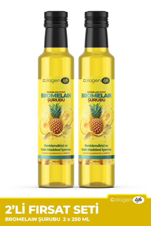 Bromelain Ananas İçeren Detox Şurubu 2'Li