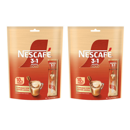Gold 3in1 Yumuşak İçim 17,5 gr 10 lu x 2 Adet