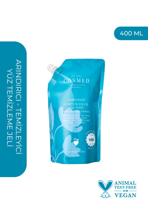 Arındırıcı - Dengeleyici Yüz Temizleme Jeli/Complete Benefit PURIFYING FACIAL CLEANSER 400ML REFİLL