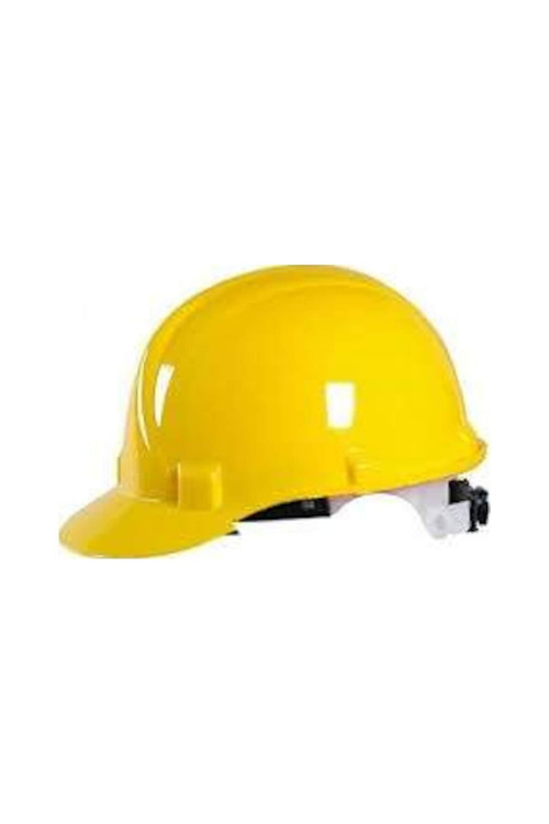 Vidalı Baret Kulaklık Takılabilir Hava Delikli Sarı Çok Renkli