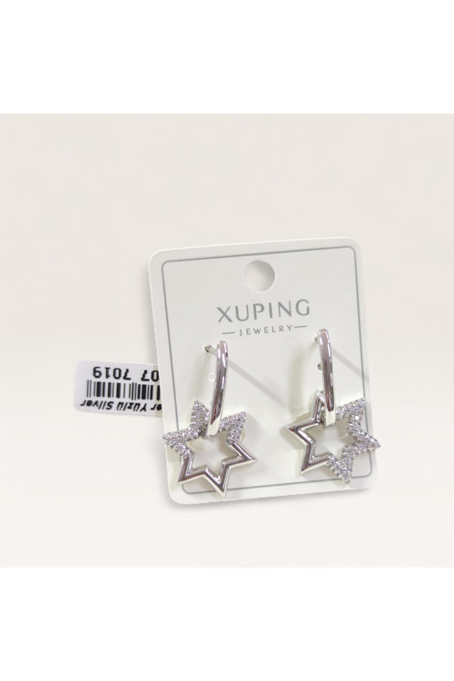 XUPING 20 MM YILDIZ HALKA KÜPE BEYAZ