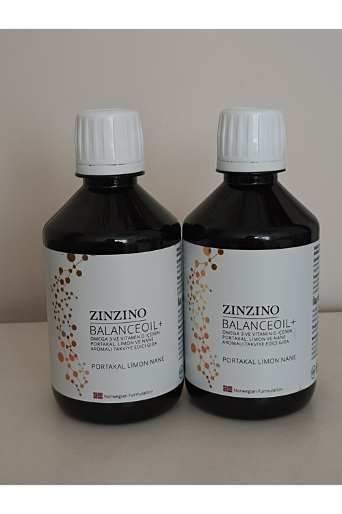Balanceoil+ , 300 ml Yeni Nesil Balık Yağı 2 Kutu Portakal Limon Nane